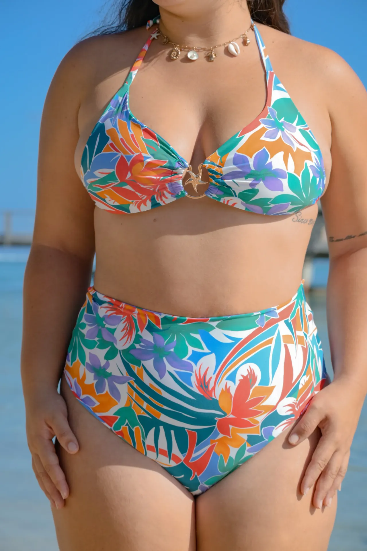 Bikini tahatai - taille haute brassière